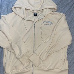 Cream Pacific sunwear zip-up from PacSun